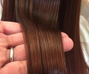 縮毛矯正仕上がり